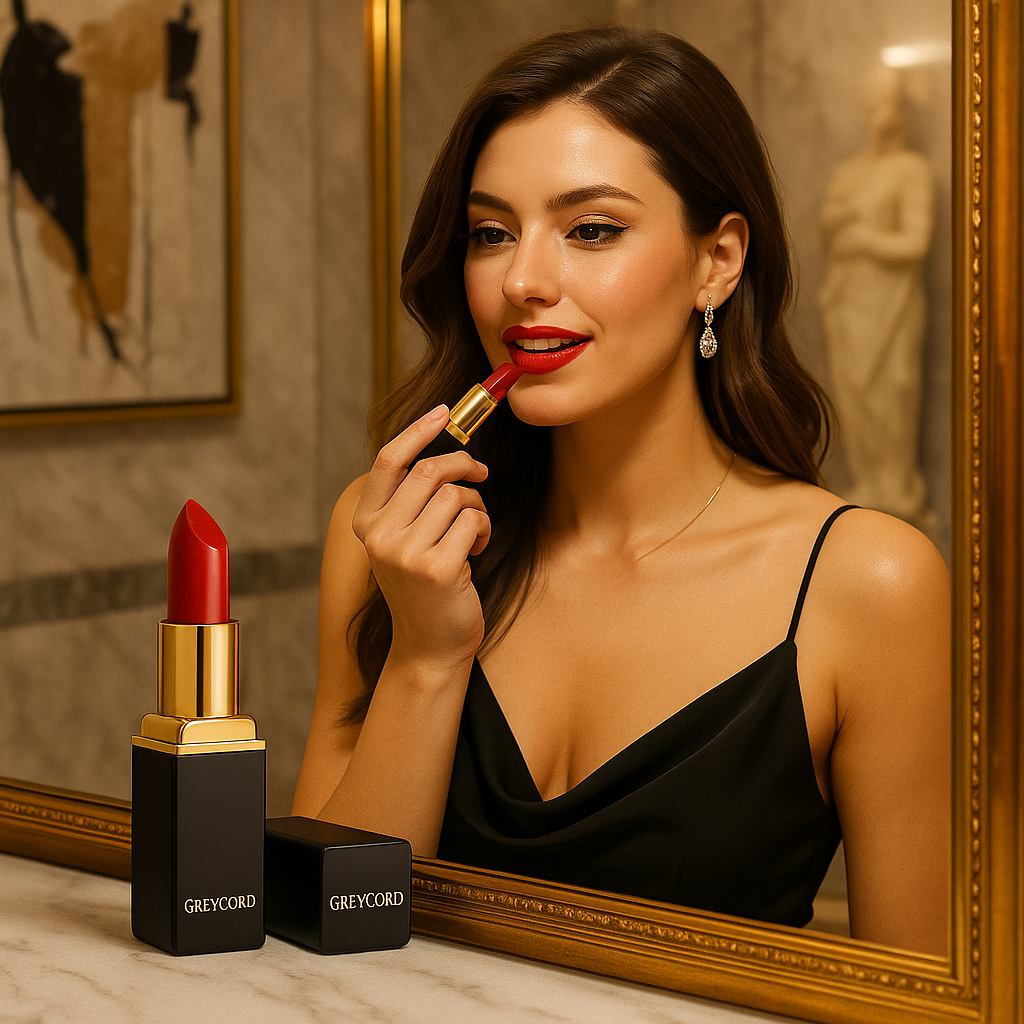 Glamourshine Velvet Shimmer Lipstick - Greycord Beauty