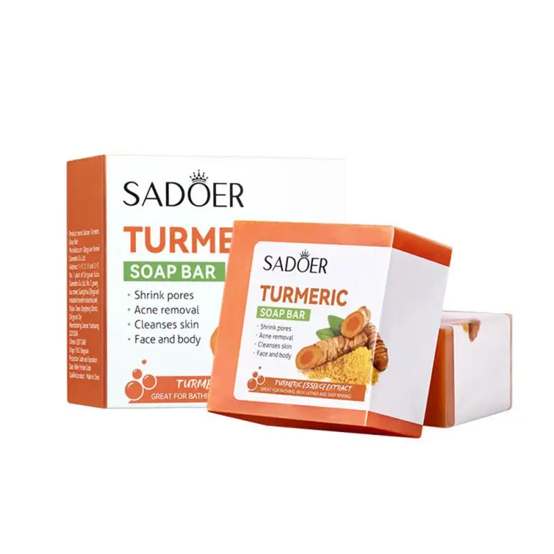 Natural Handmade Turmeric Soap: Acne Removal And Body Cleanser - Greycord