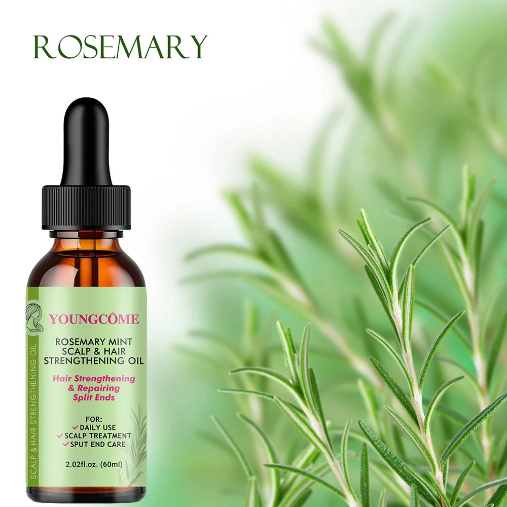 Rosemary Mint Elixir β Nourishing Hair Growth Oil for Stronger, Softer, Shinier Hair - Greycord