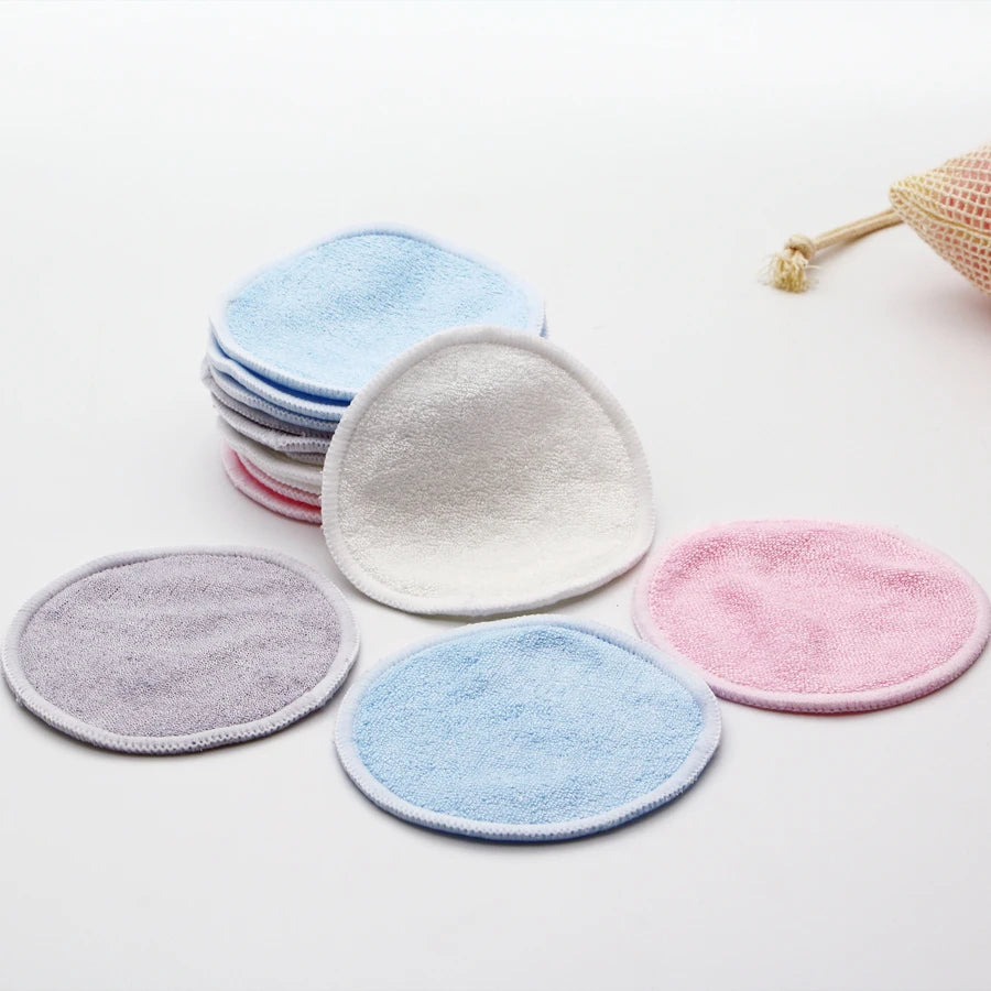 Greycord Beauty™ Reusable Bamboo Cotton Pads – 12-Pack - Greycord