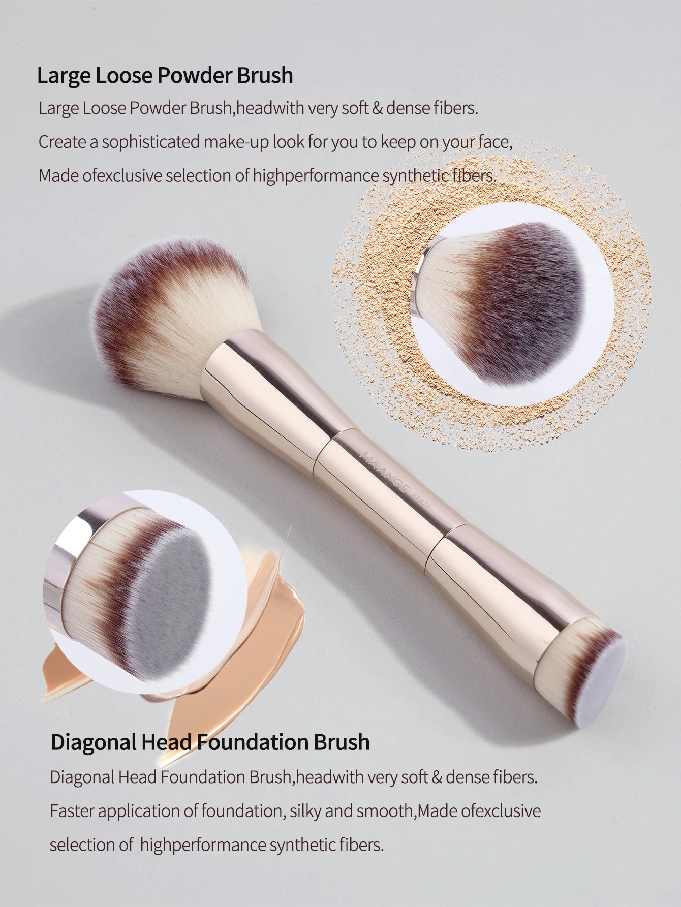 MAANGE All-in-One 20-Piece Brush Collection + Portable Case