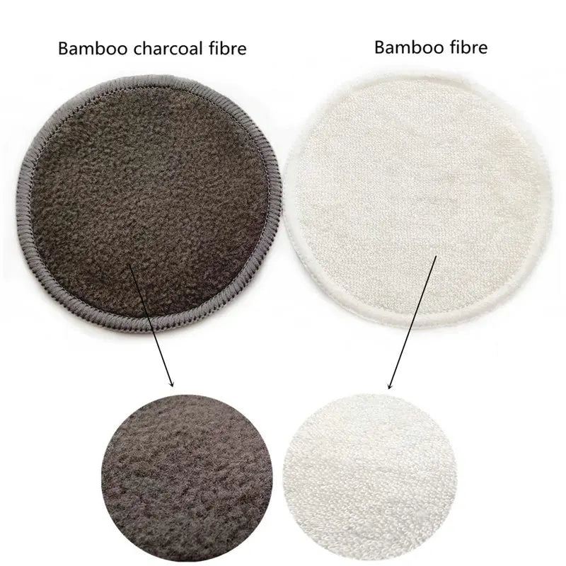 Greycord Beauty™ Reusable Bamboo Cotton Pads – 12-Pack - Greycord