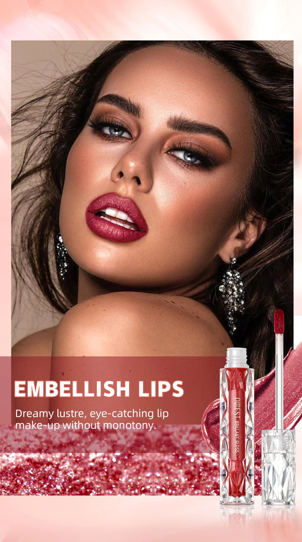 QIBEST Diamond Veil Lip Gloss