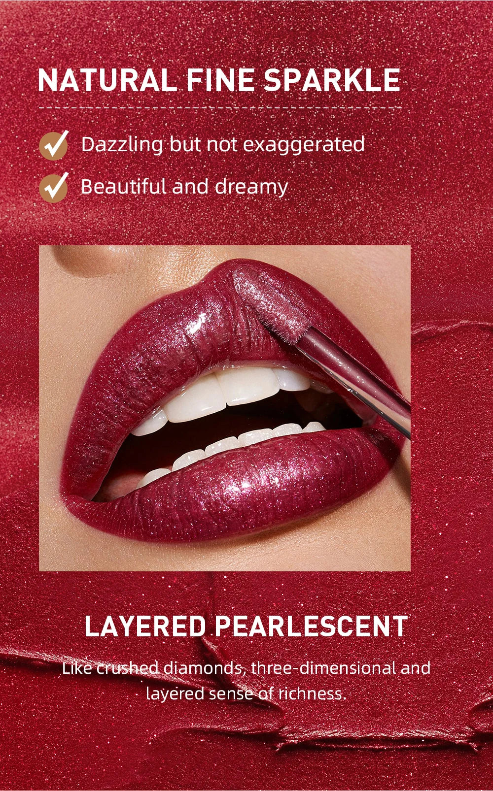 QIBEST Diamond Veil Lip Gloss