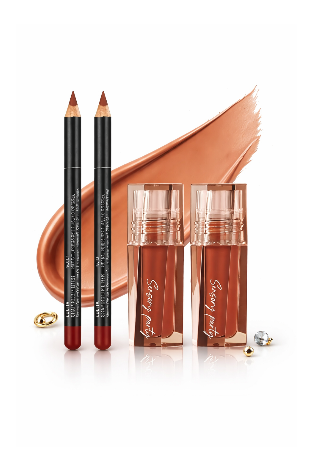 Matte Aura Lip Gloss & Liner Duo - Greycord Beauty