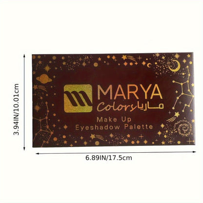 MARYAMAS 18-Color Eyeshadow Palette