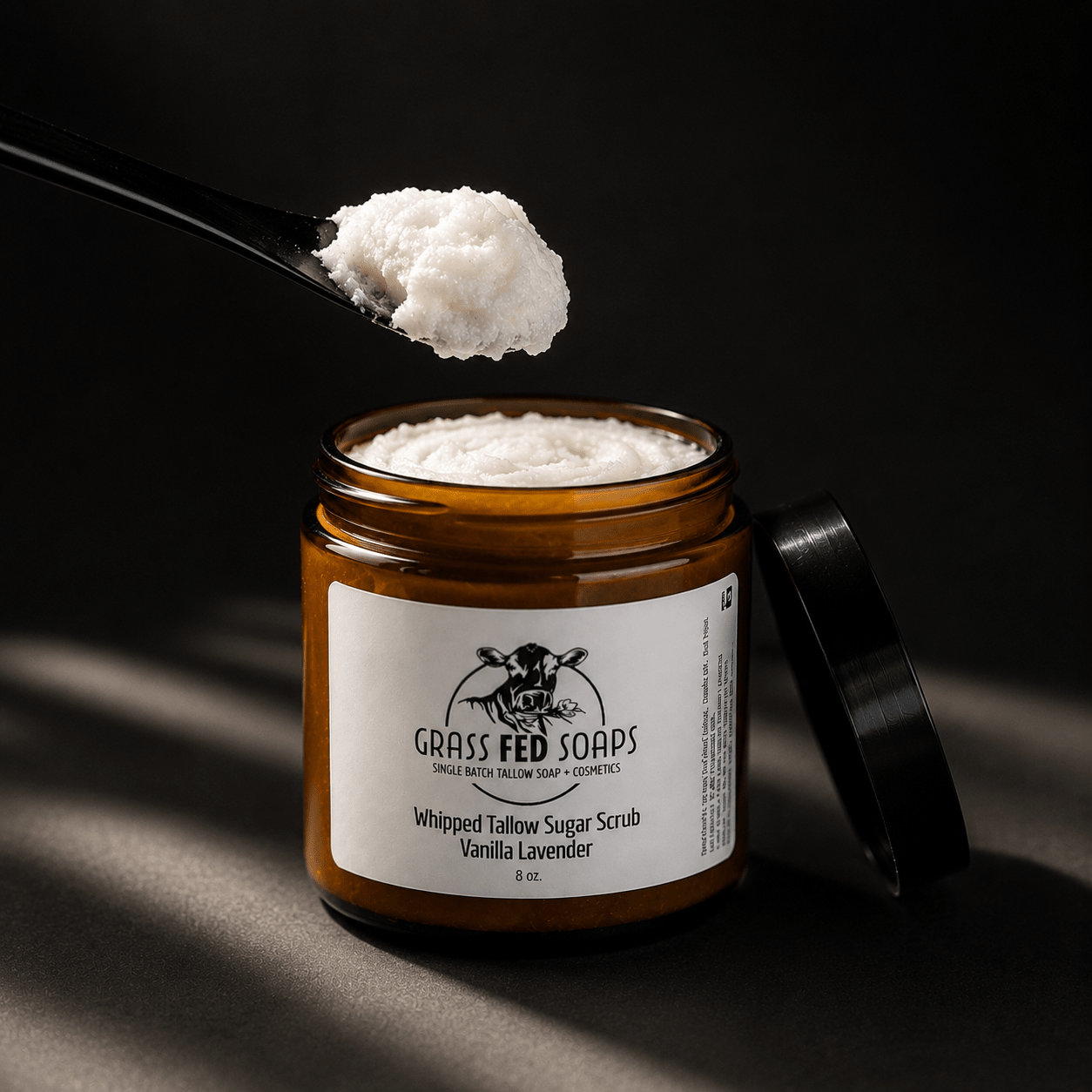 Whipped Tallow Sugar Exfoliating Scrub—8oz - Greycord BeautyGreycord Beauty
