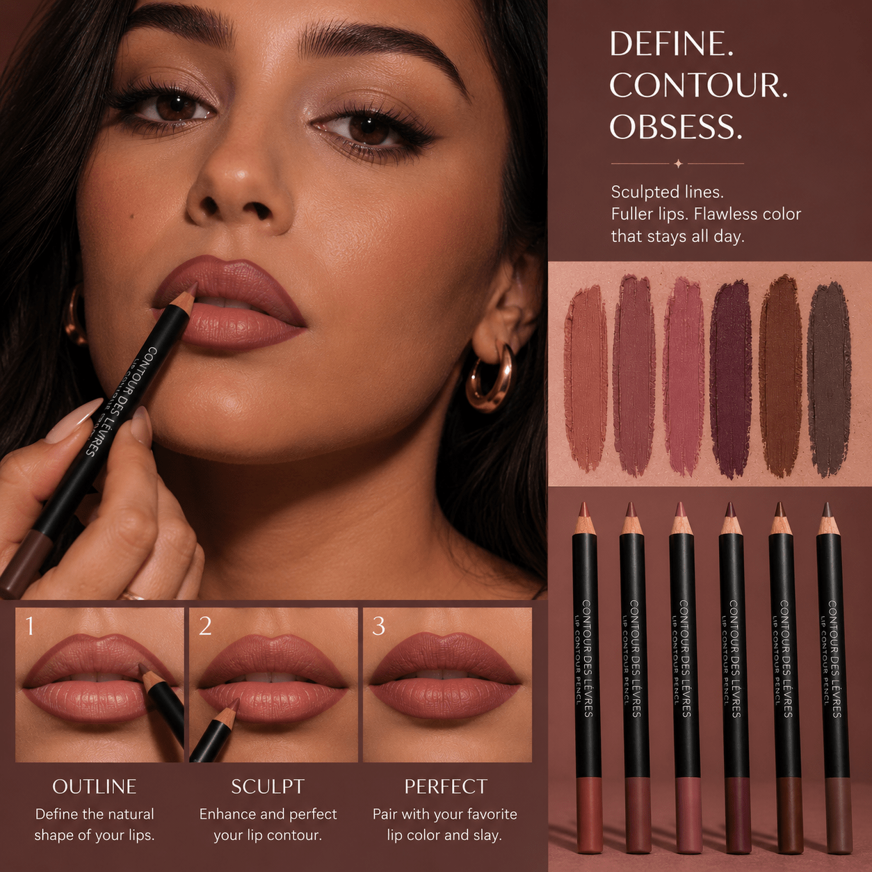 Contour des lèvres (lip contour pencil) - Greycord BeautyGreycord Beauty