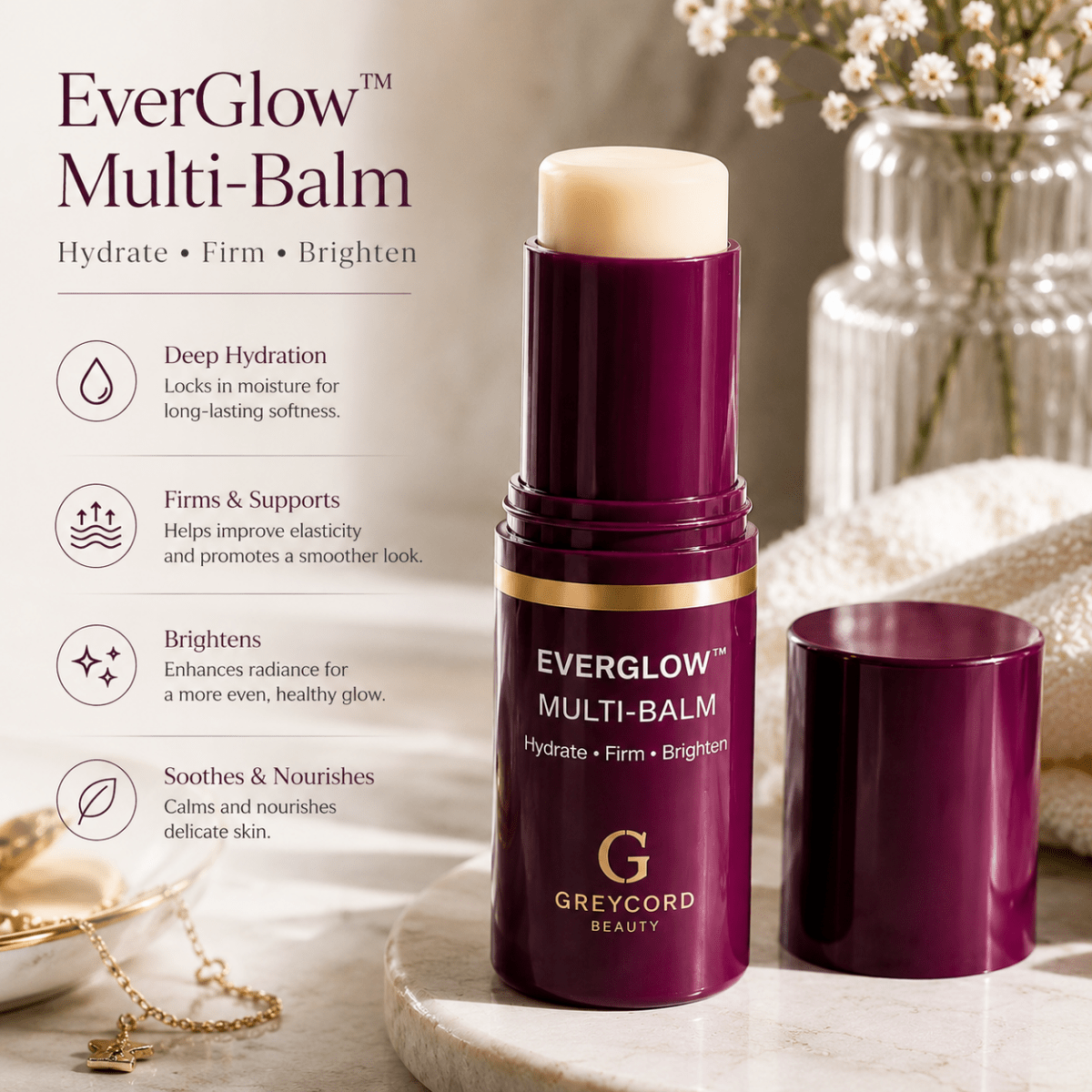 EverGlow Hydrating, Firming & Brightening Multi-Balm - Greycord BeautyGreycord Beauty