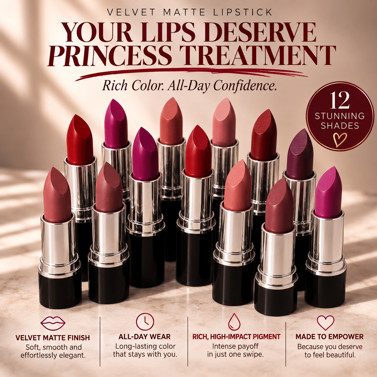 Velour d’Amour Matte Lipstick - Greycord BeautyGreycord Beauty