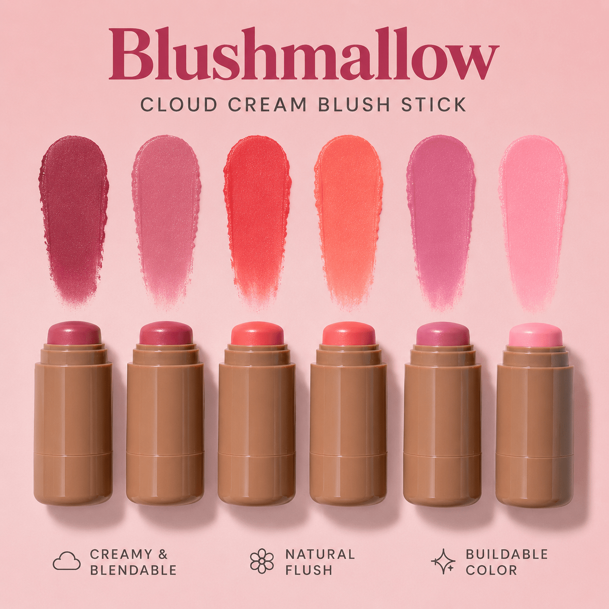 Blushmallow Soft Blush Stick - Greycord BeautyGreycord Beauty