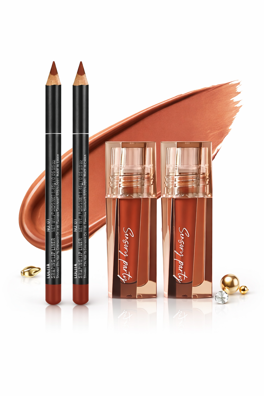 Matte Aura Lip Gloss & Liner Duo