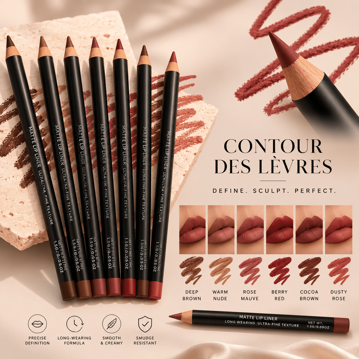 Contour des lèvres (lip contour pencil) - Greycord BeautyGreycord Beauty