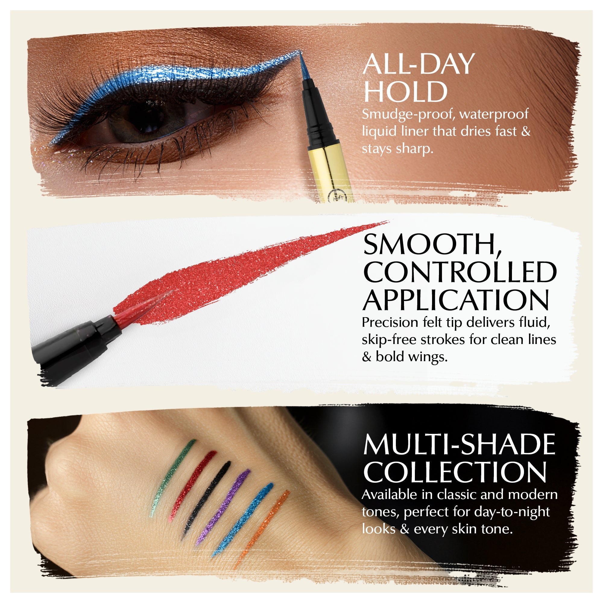 Line & Define Liquid Eyeliner Matte + Shimmer | Waterproof