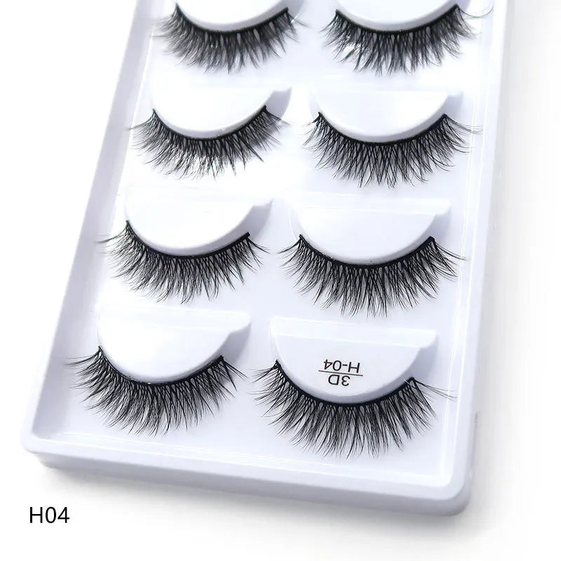 Main Character Lashes – 3D Handmade Wispy Faux Mink Lash Wardrobe (5-Piece Set)