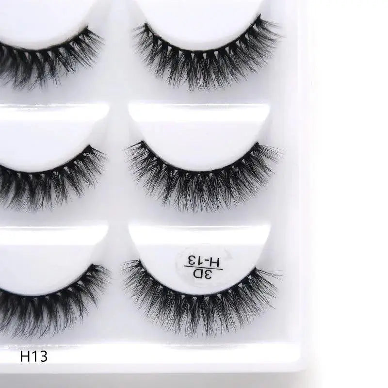 Main Character Lashes – 3D Handmade Wispy Faux Mink Lash Wardrobe (5-Piece Set)