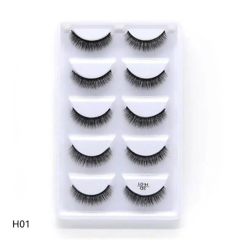 Main Character Lashes – 3D Handmade Wispy Faux Mink Lash Wardrobe (5-Piece Set)