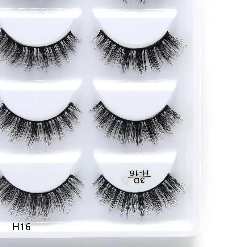 Main Character Lashes – 3D Handmade Wispy Faux Mink Lash Wardrobe (5-Piece Set)
