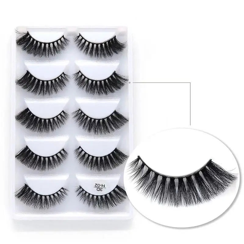 Main Character Lashes – 3D Handmade Wispy Faux Mink Lash Wardrobe (5-Piece Set)