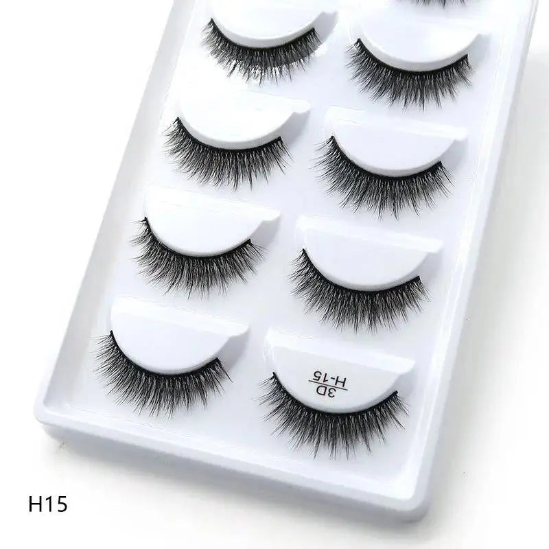 Main Character Lashes – 3D Handmade Wispy Faux Mink Lash Wardrobe (5-Piece Set)