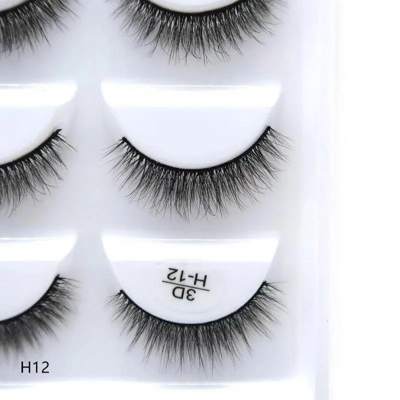 Main Character Lashes – 3D Handmade Wispy Faux Mink Lash Wardrobe (5-Piece Set)