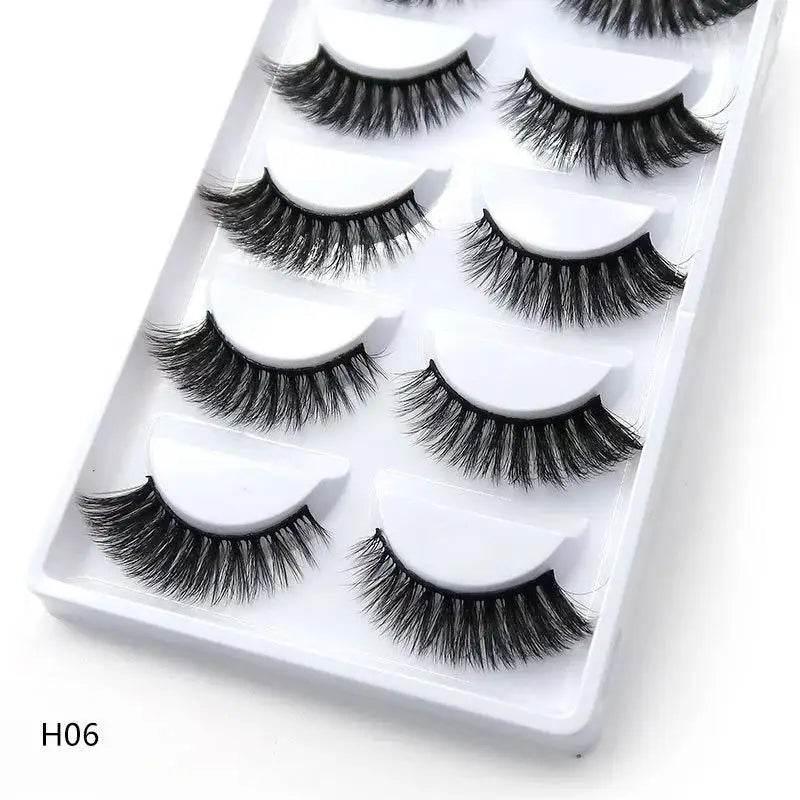 Main Character Lashes – 3D Handmade Wispy Faux Mink Lash Wardrobe (5-Piece Set)