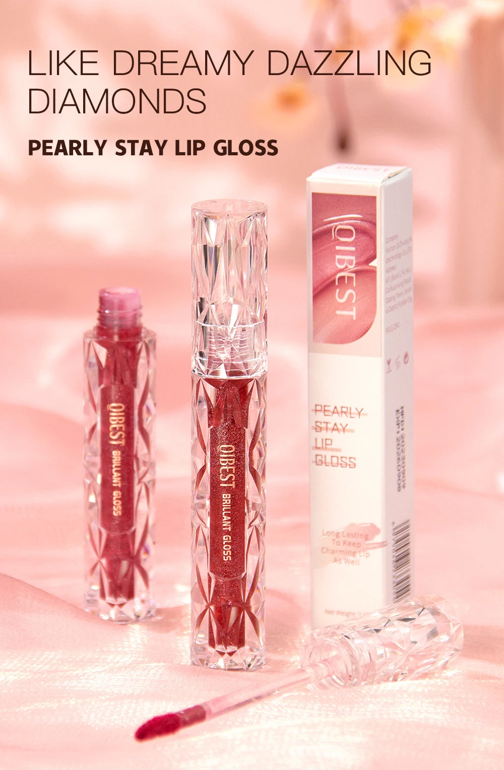 QIBEST Diamond Veil Lip Gloss
