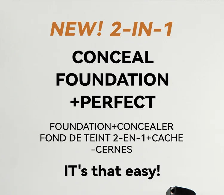 MLSMILE Flawless Matte Foundation – Full Coverage, Concealer Effect
