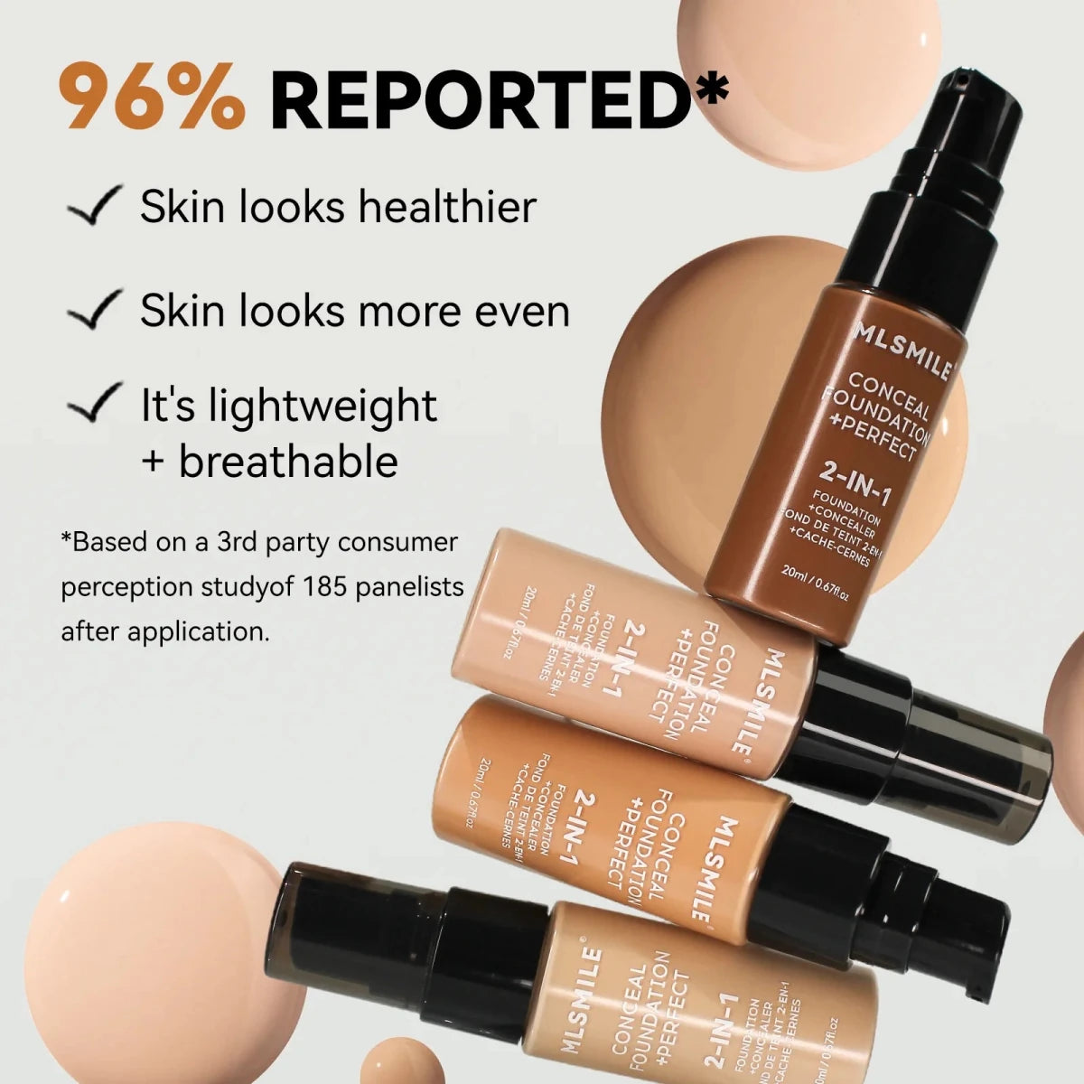 MLSMILE Matte Foundation - Greycord BeautyGreycord Beauty