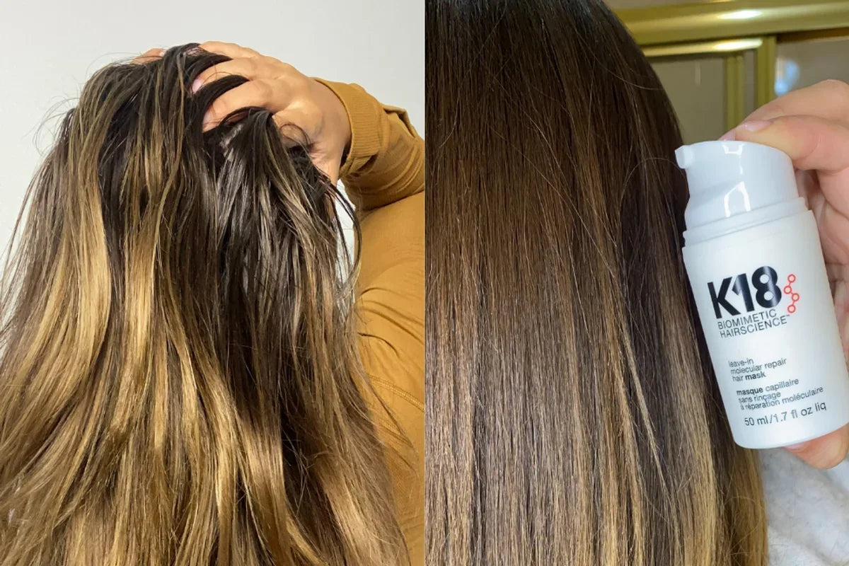 Original K18 Repair Hair Mask Leave-In Molecular Damage Restore Soft Hair Deep Keratin Scalp Treatment Hair Care Product - Greycord