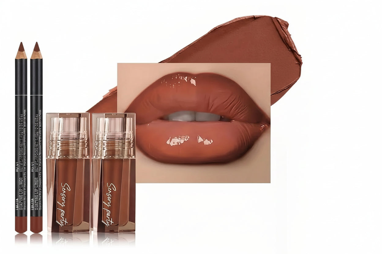 Matte Aura Lip Gloss & Liner Duo