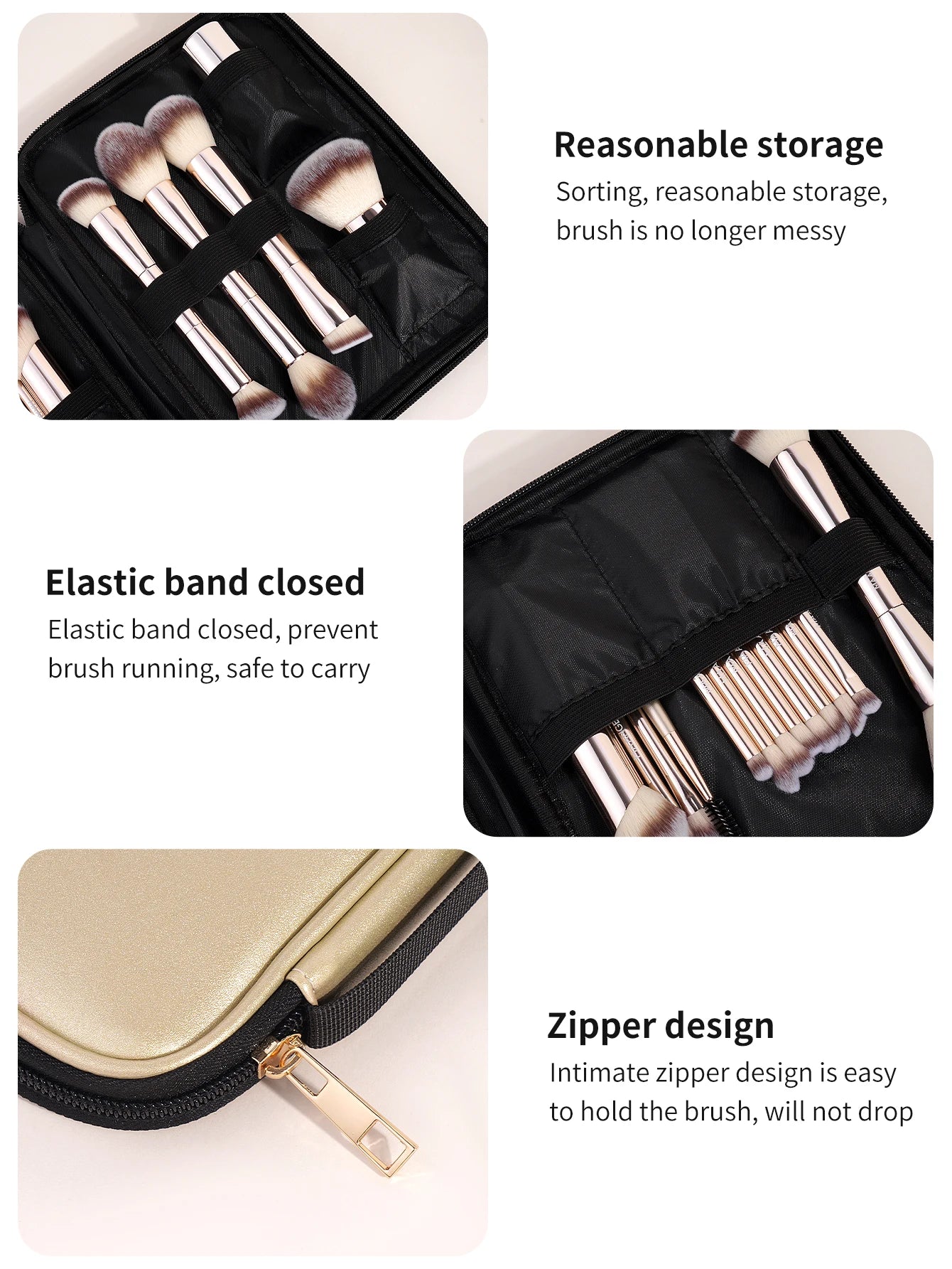MAANGE All-in-One 20-Piece Brush Collection + Portable Case