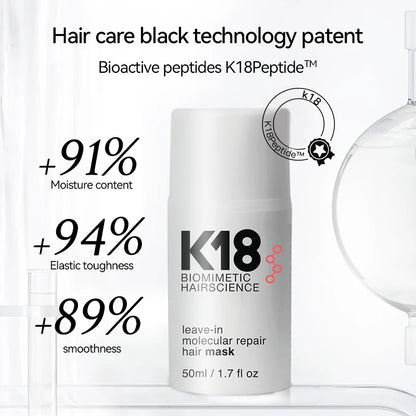 Original K18 Repair Hair Mask Leave-In Molecular Damage Restore Soft Hair Deep Keratin Scalp Treatment Hair Care Product