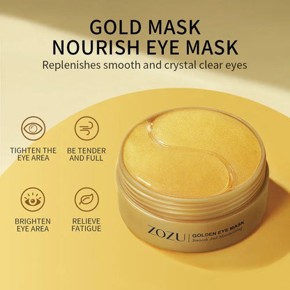 SADOER Golden Avocado Eye Patches – Anti-Dark Circles & Wrinkles (120pcs)