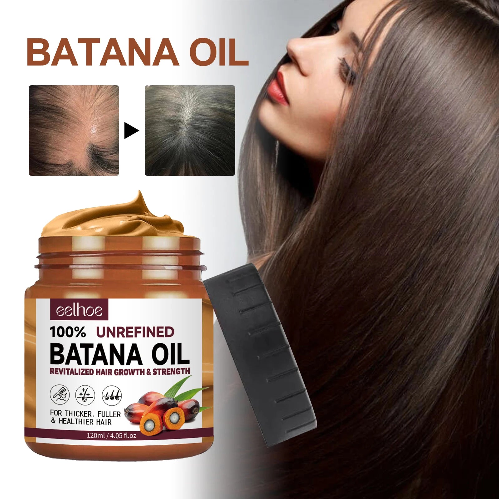 Batana Renew Hair Growth Mask With 100% Pure Batana Oil