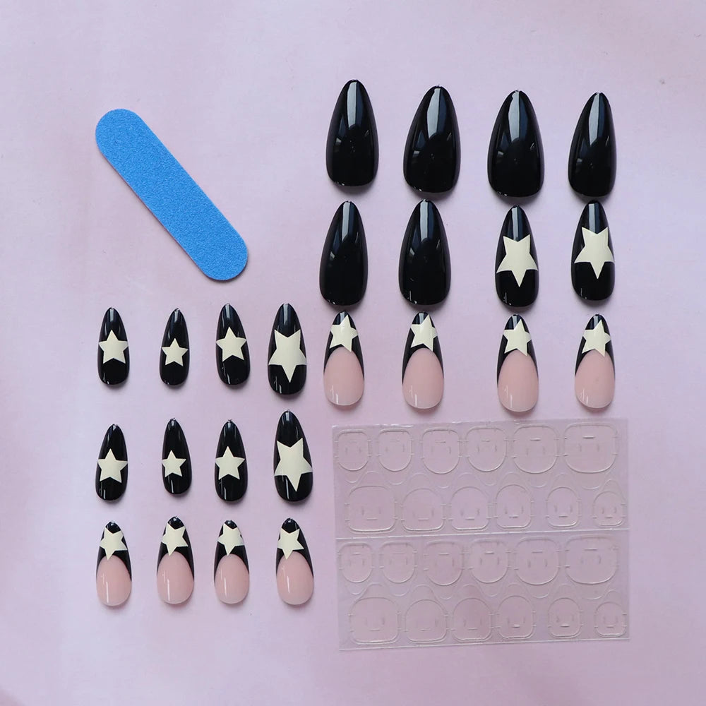 Greycord Beauty™ Celestial Couture – 24PC Press-On Nail Set - Greycord