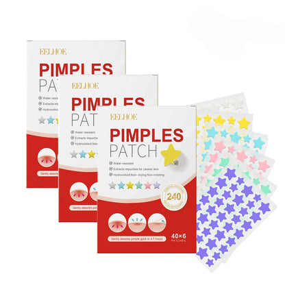 StarPatch – 240pcs Acne Stickers Heart, Star & More | Cover & Heal