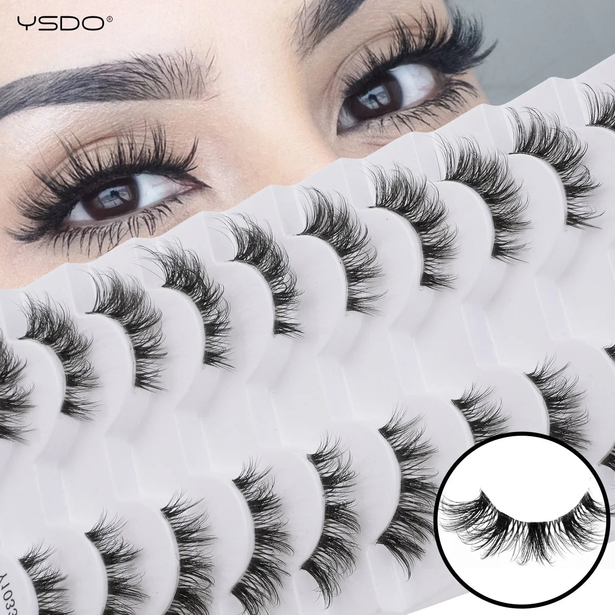 Main Character Lashes – Faux Mink Strip Lash Collection