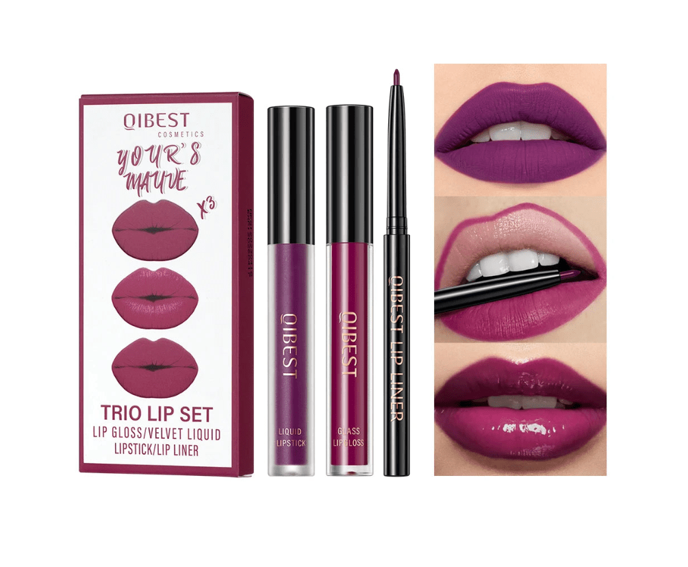 Velvet Lip & Define Liquid Lipstick & Liner Set - Greycord BeautyGreycord Beauty