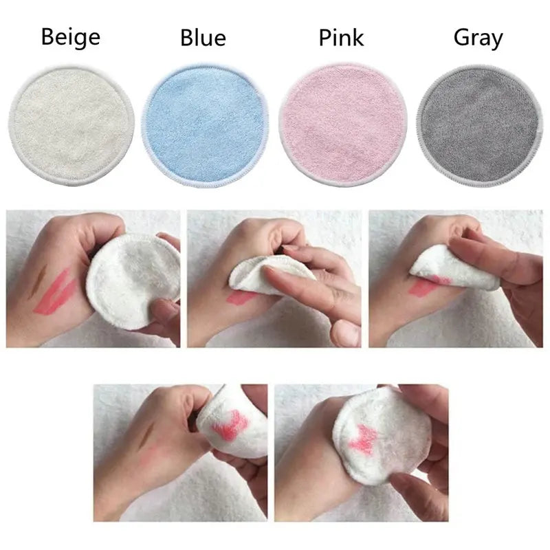 Greycord Beauty™ Reusable Bamboo Cotton Pads – 12-Pack - Greycord