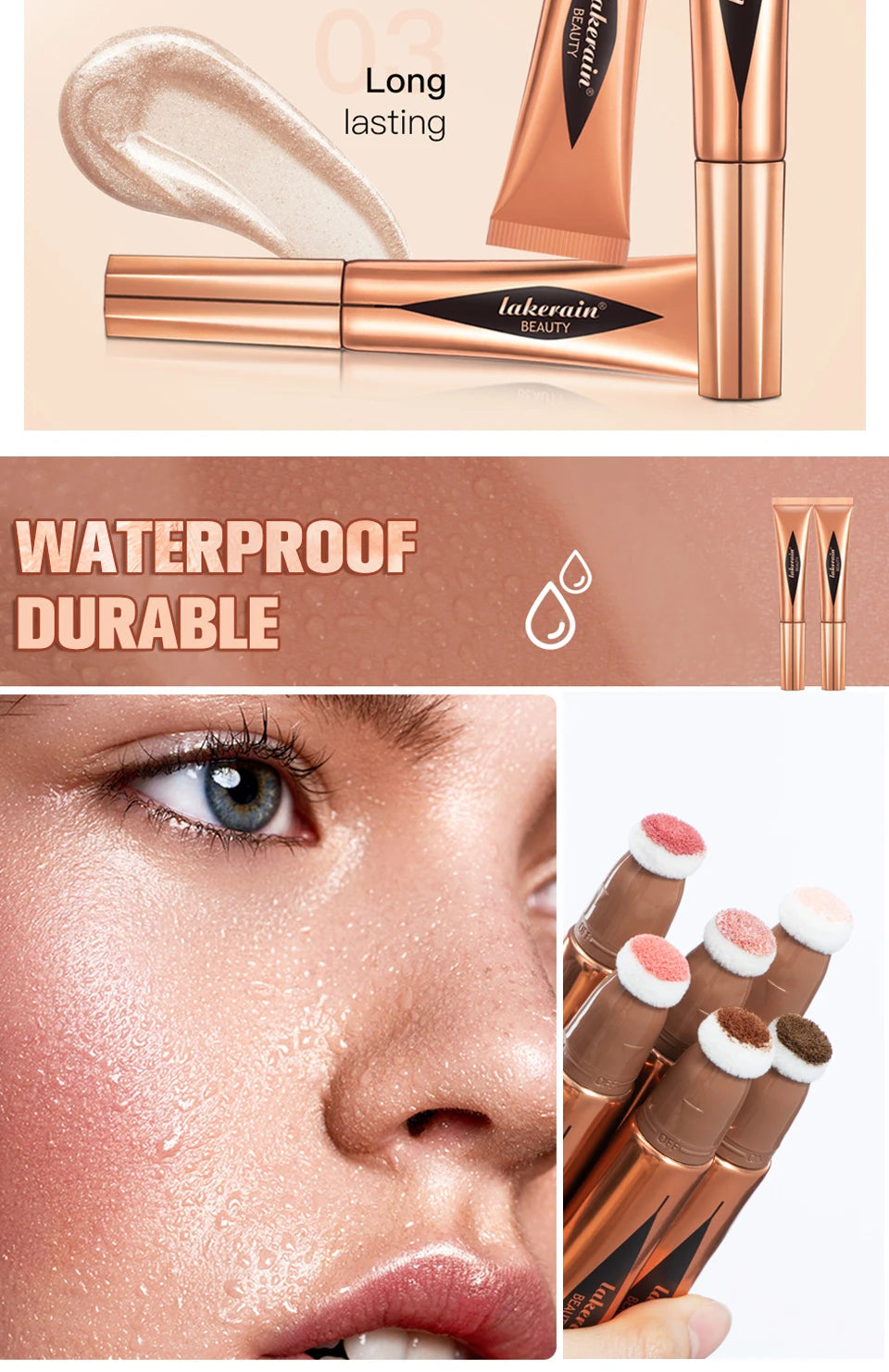 Lakerain Liquid Blush & Contour Stick