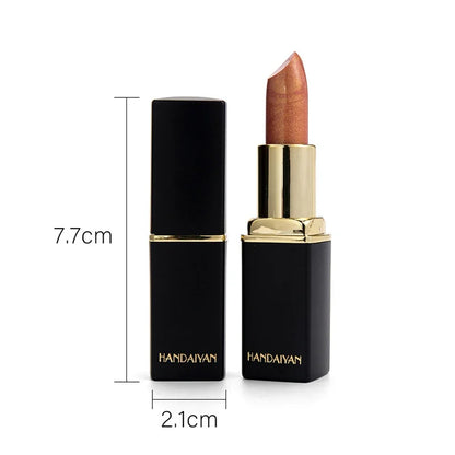 Handaiyan: GlamourShine Waterproof Nude Glitter Lipstick