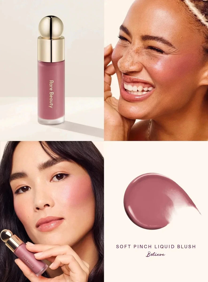 Rare Beauty Lipstick Blush Cream Grace Liquid Blush Waterproof Moisture Face Contour Shadow Blusher - Greycord BeautyGreycord Beauty