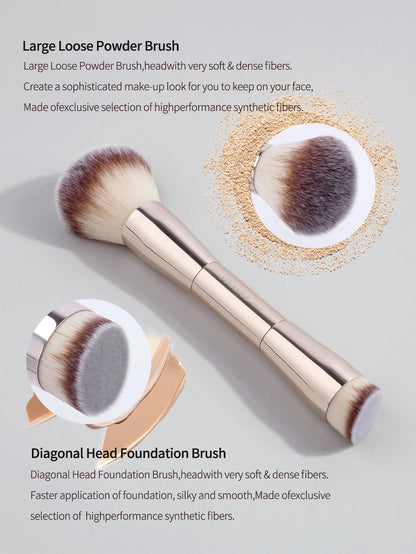 MAANGE All-in-One 20-Piece Brush Collection + Portable Case