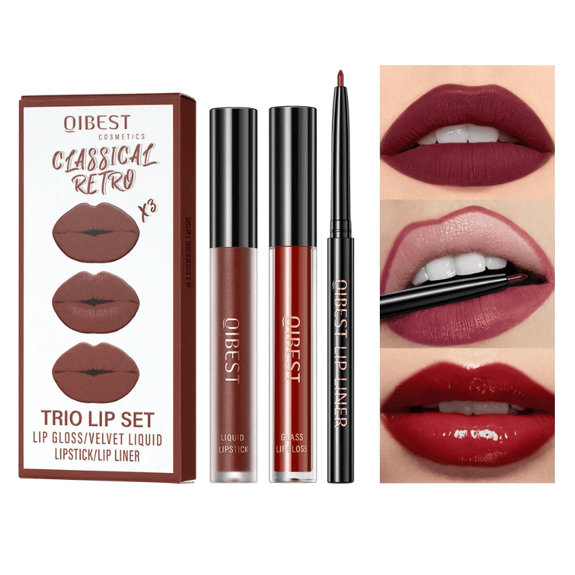 Velvet Lip & Define Liquid Lipstick & Liner Set - Greycord BeautyGreycord Beauty