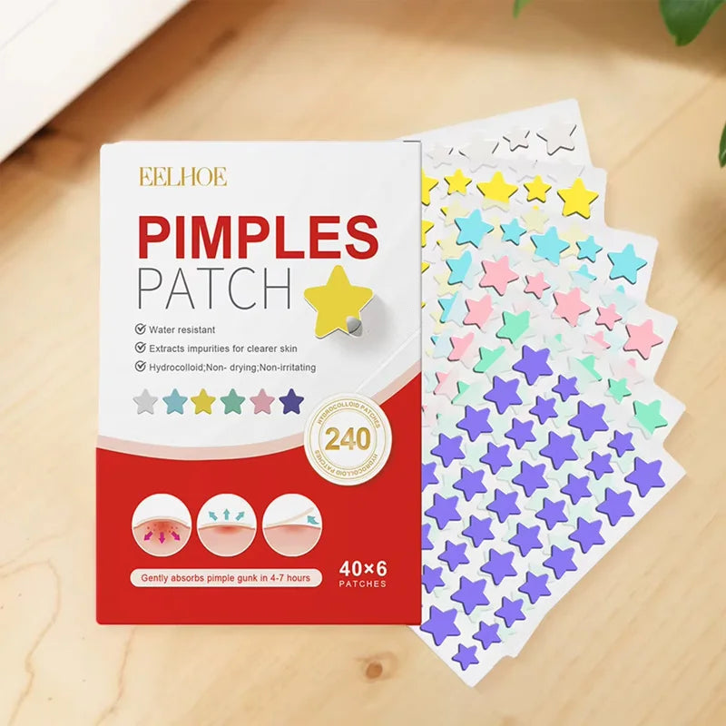 StarPatch – 240pcs Acne Stickers Heart, Star & More | Cover & Heal