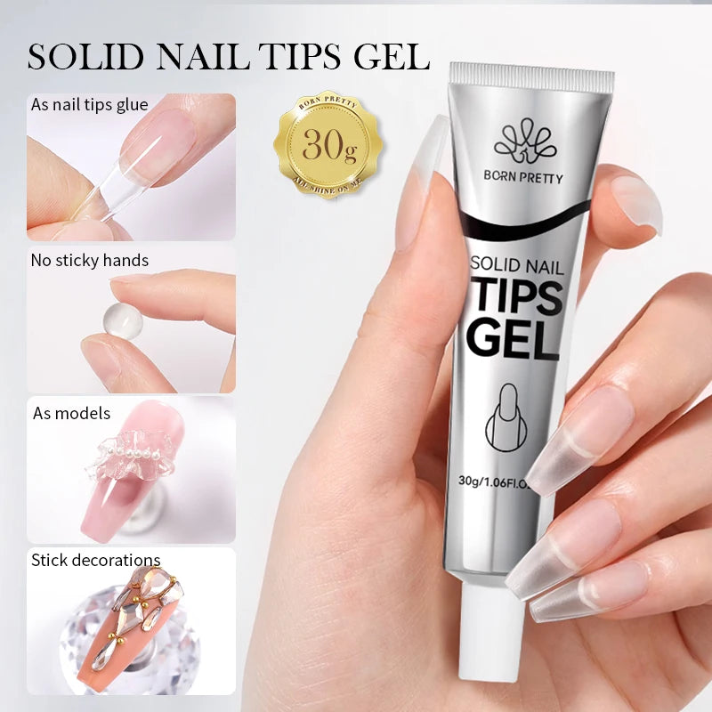 BORN PRETTY 30ml Milky White Builder Gel