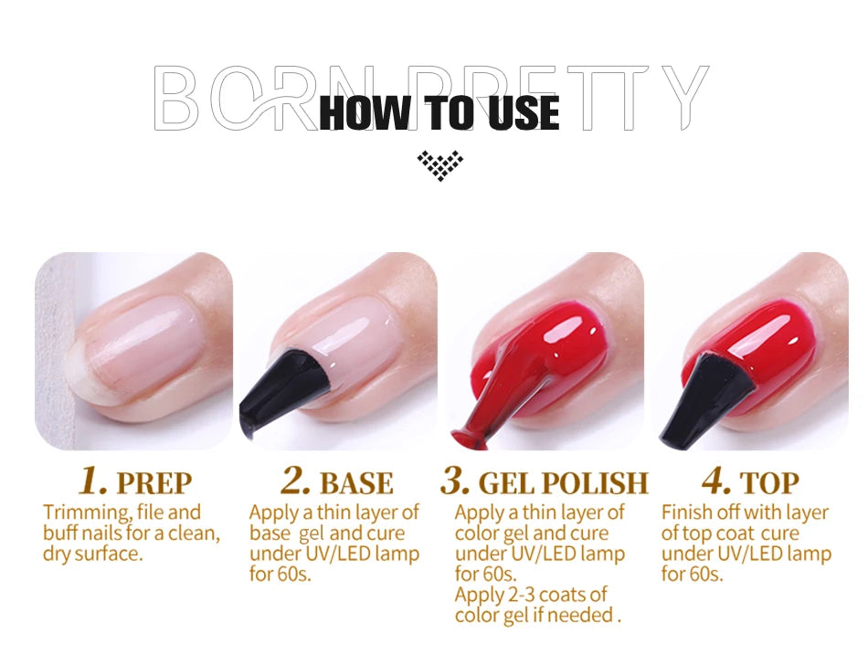 BORN PRETTY 30ml Milky White Builder Gel