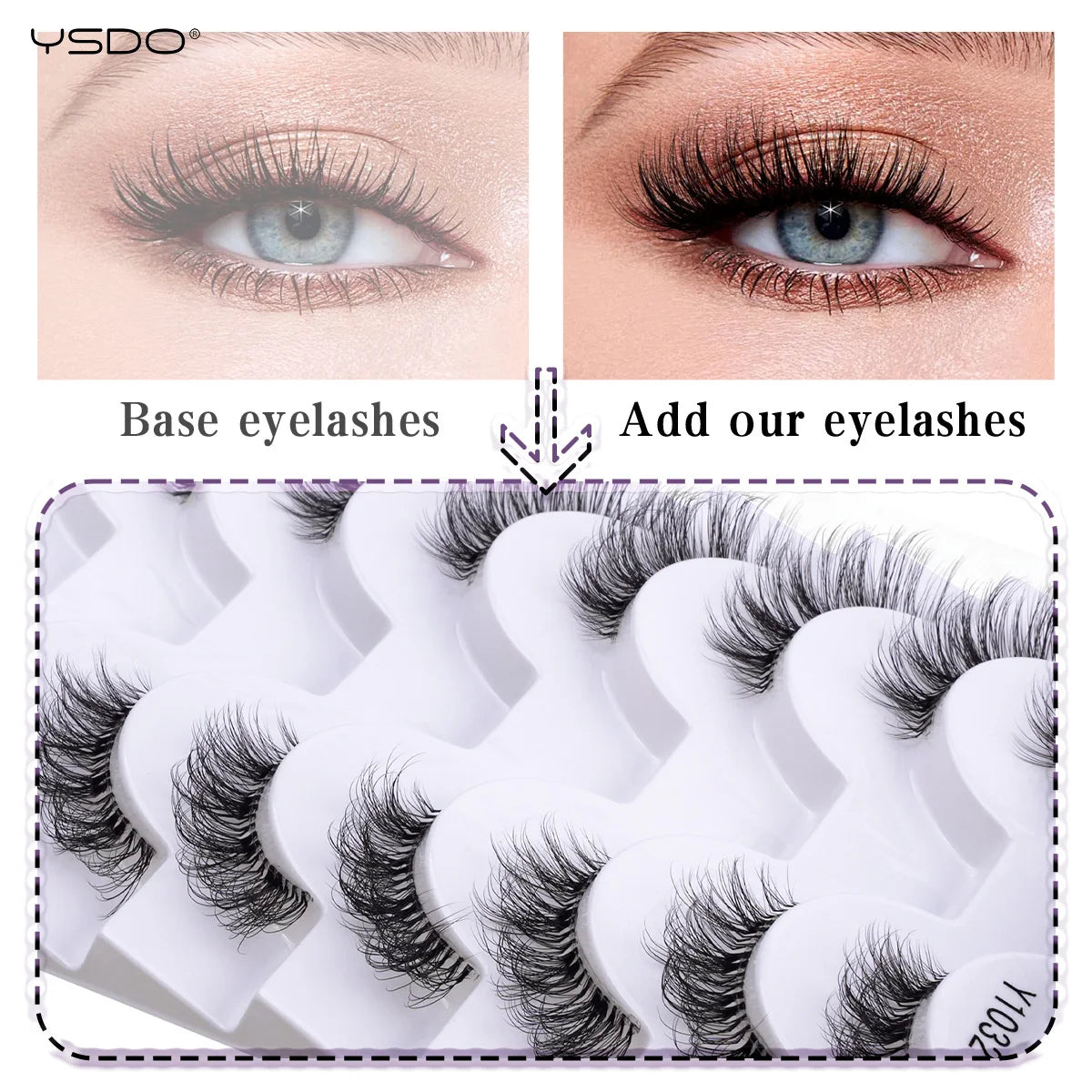 Main Character Lashes – Faux Mink Strip Lash Collection