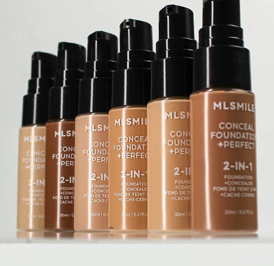 MLSMILE Flawless Matte Foundation – Full Coverage, Concealer Effect